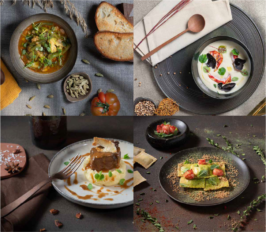 Selezione di pietanze dal catalogo di piatti pronti di Sistema Gusto